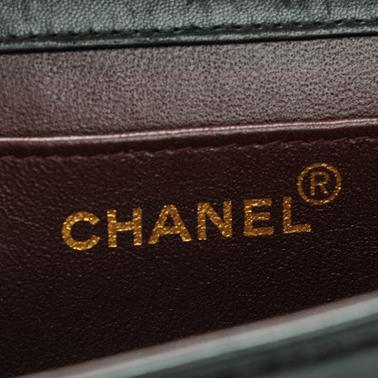 Chanel Lambskin Quilted Small Evening Flap Black 5 of 8