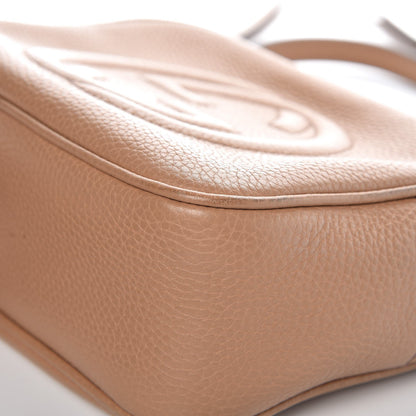 Gucci Pebbled Calfskin Small Soho Disco Bag Camelia 12 of 13