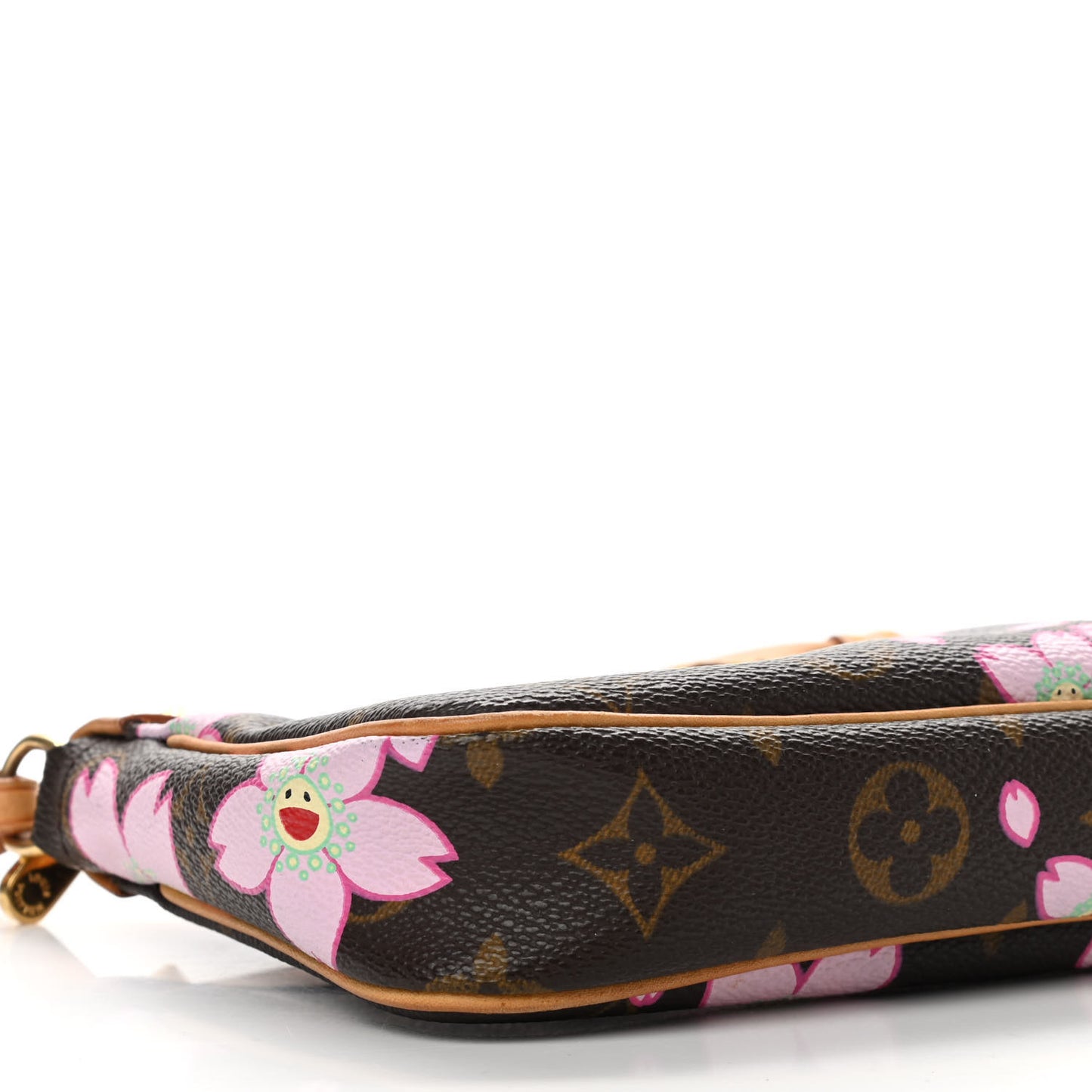 Monogram Cherry Blossom Pochette Accessories Brown