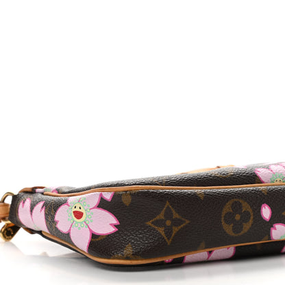 Louis Vuitton Monogram Cherry Blossom Pochette Accessories Brown 6 of 12