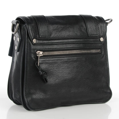 Proenza Schouler Lambskin PS1 Pouch Messenger Black 4 of 10