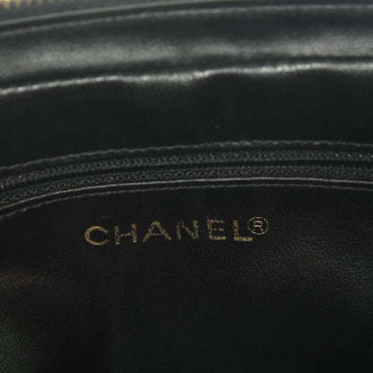 Chanel Caviar Chevron Quilted Camera Case Black 7 of 9