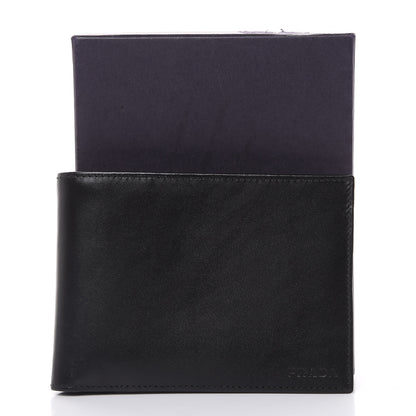 Prada Siviglia Bi-Fold Wallet Black 10 of 10