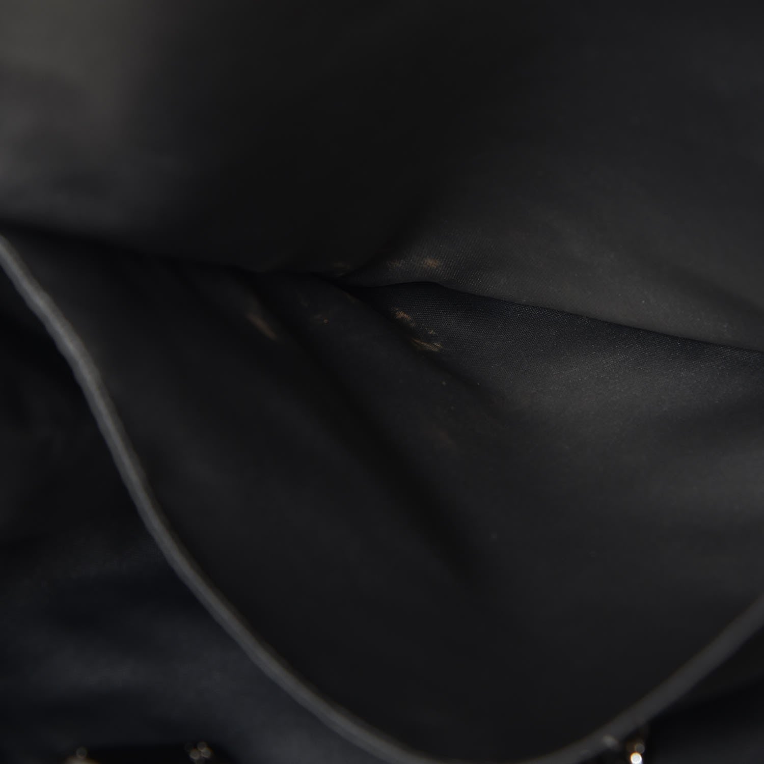 Chanel Metallic Crackled Calfskin Perforated Drill Shoulder Bag Gold 6 of 10