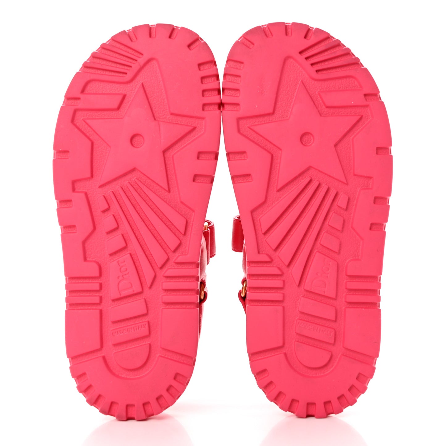 Lambskin Dioract Sandals 37 Raspberry