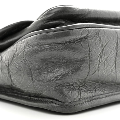 Saint Laurent Crinkled Calfskin Matelasse Monogram Baby Niki Chain Satchel Storm 9 of 15