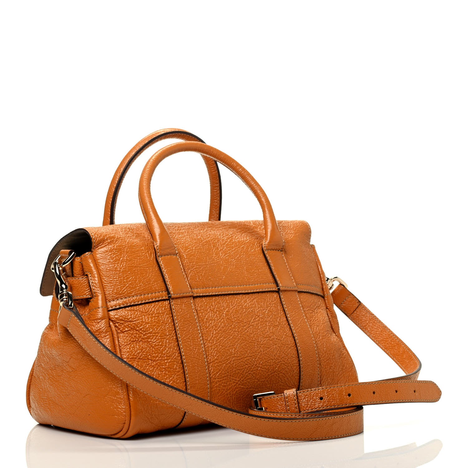 Mulberry Grainy Patent Small Bayswater Sycamore 4 of 10