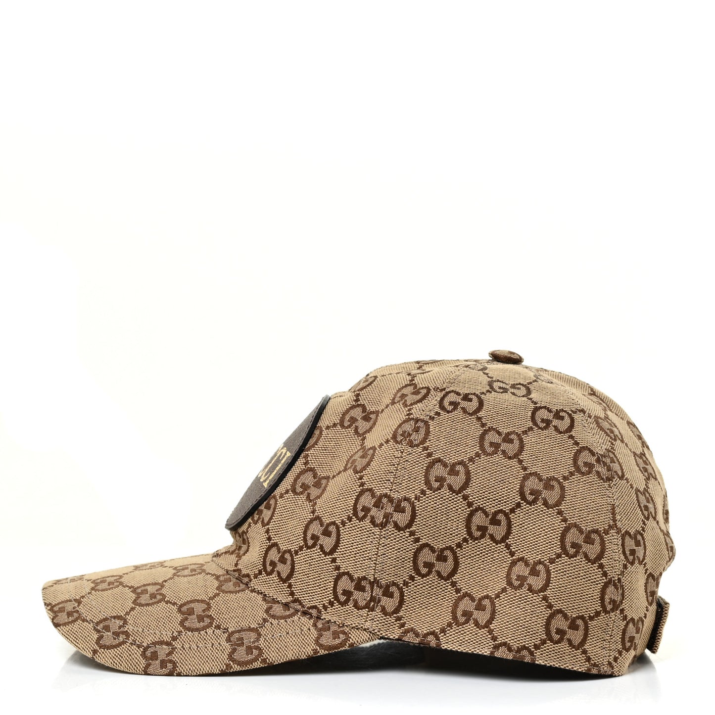 Monogram Textured Dollar Calfskin Zeno Baseball Hat M Beige