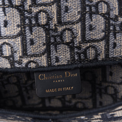 Christian Dior Oblique Slim Saddle Pouch Blue 6 of 10