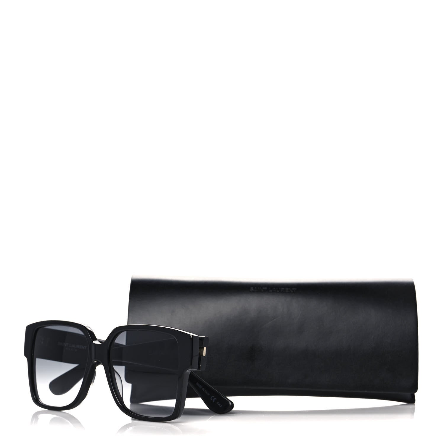 Saint Laurent Square SL M9 Sunglasses Black 8 of 8