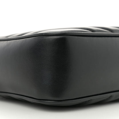 Saint Laurent Calfskin Matelasse Monogram Lou Camera Bag Black 8 of 14