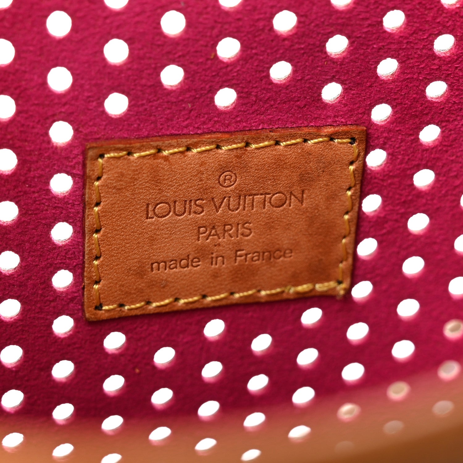 Louis Vuitton Monogram Perforated Musette Fuchsia 5 of 9
