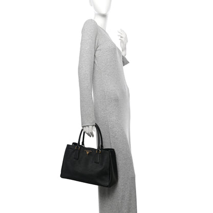 Prada Saffiano Lux Medium Tote Black 2 of 12