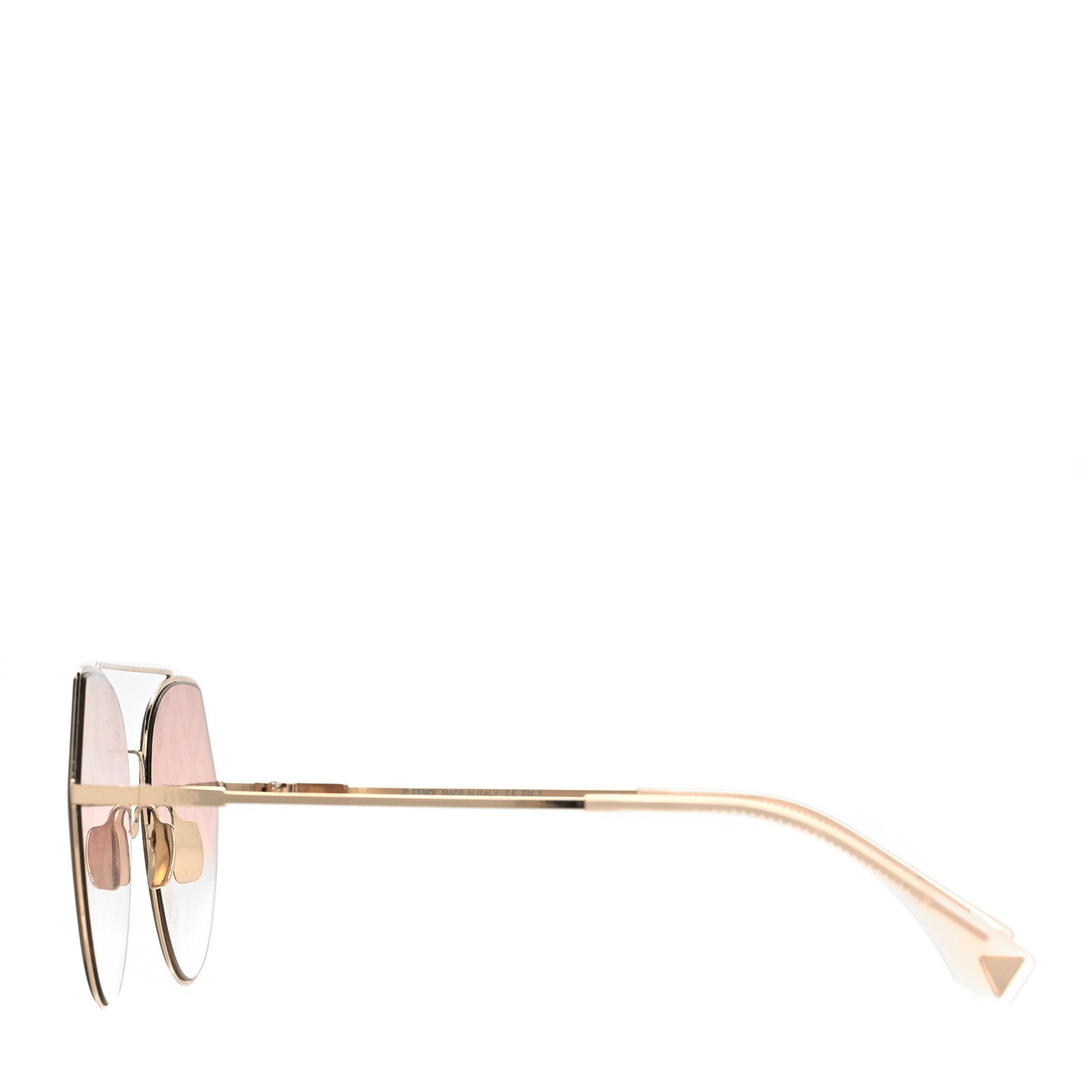 Fendi Metal Geometric Sunglasses FF 0194/S Pink 3 of 7