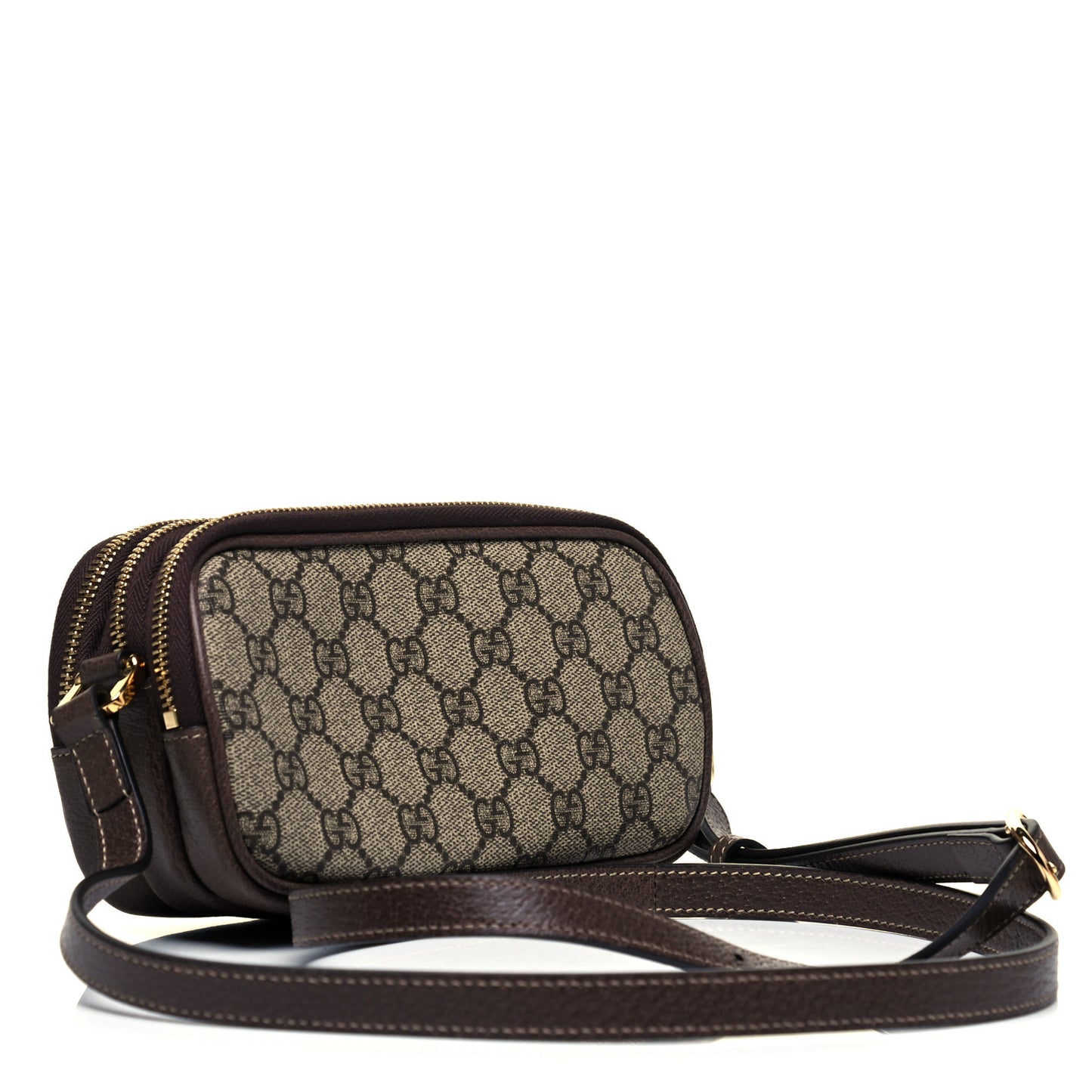 GG Supreme Monogram Web Mini Ophidia GG Bag Brown