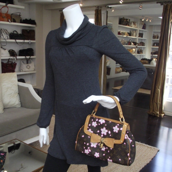 Louis Vuitton Monogram Cherry Blossom Sac Retro Bag Brown 2 of 11