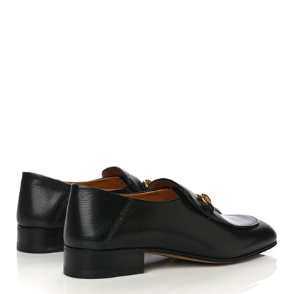Gucci Goatskin Womens Horsebit Loafers 38 Black 4 of 16