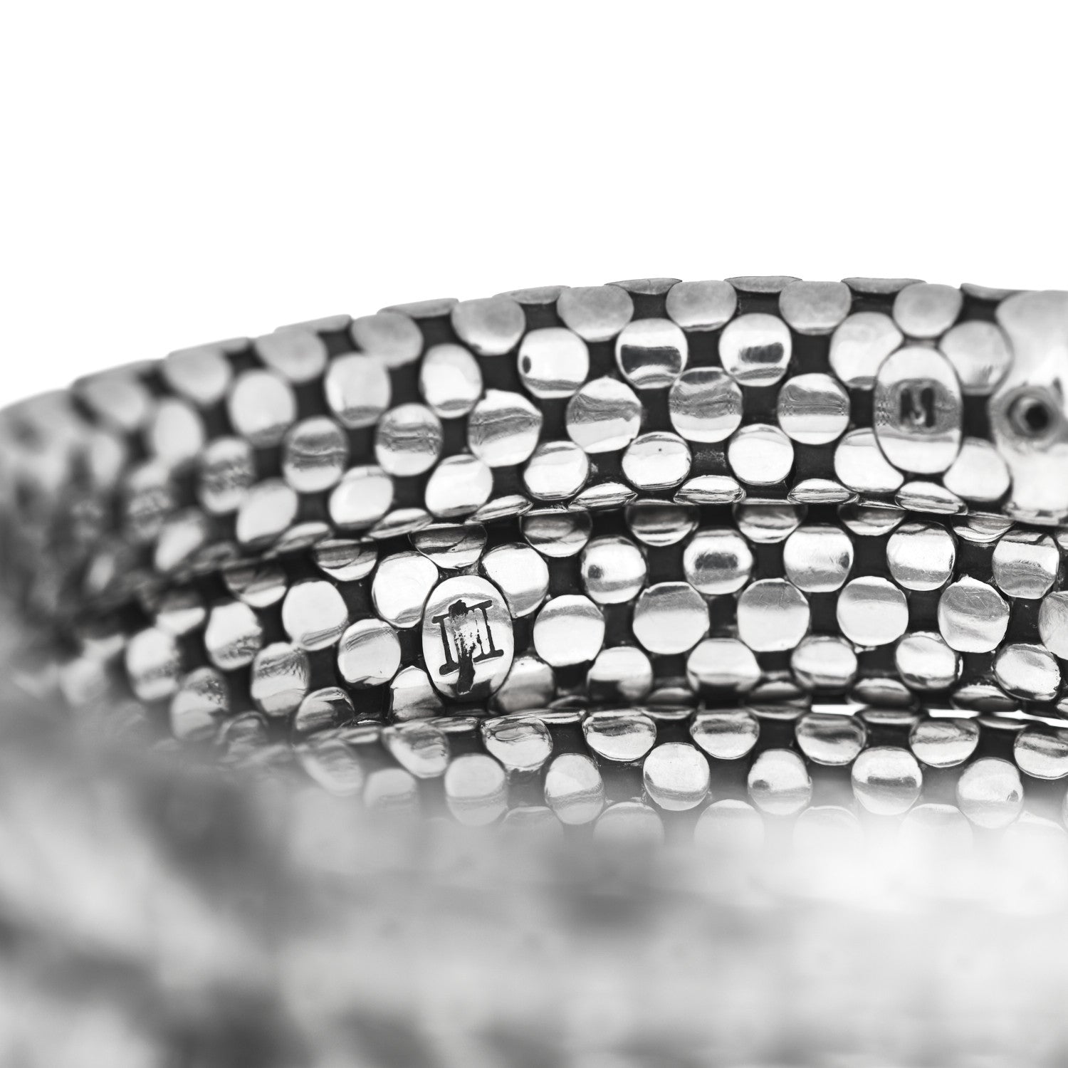 John Hardy Sterling Silver Dot Double Coil Bracelet 5 of 5