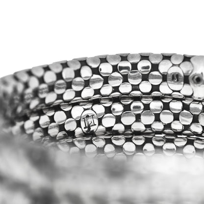 John Hardy Sterling Silver Dot Double Coil Bracelet 5 of 5