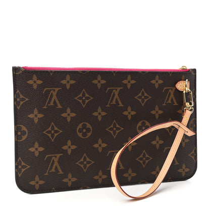 Louis Vuitton Monogram Neverfull MM GM Pochette Pivoine 3 of 7