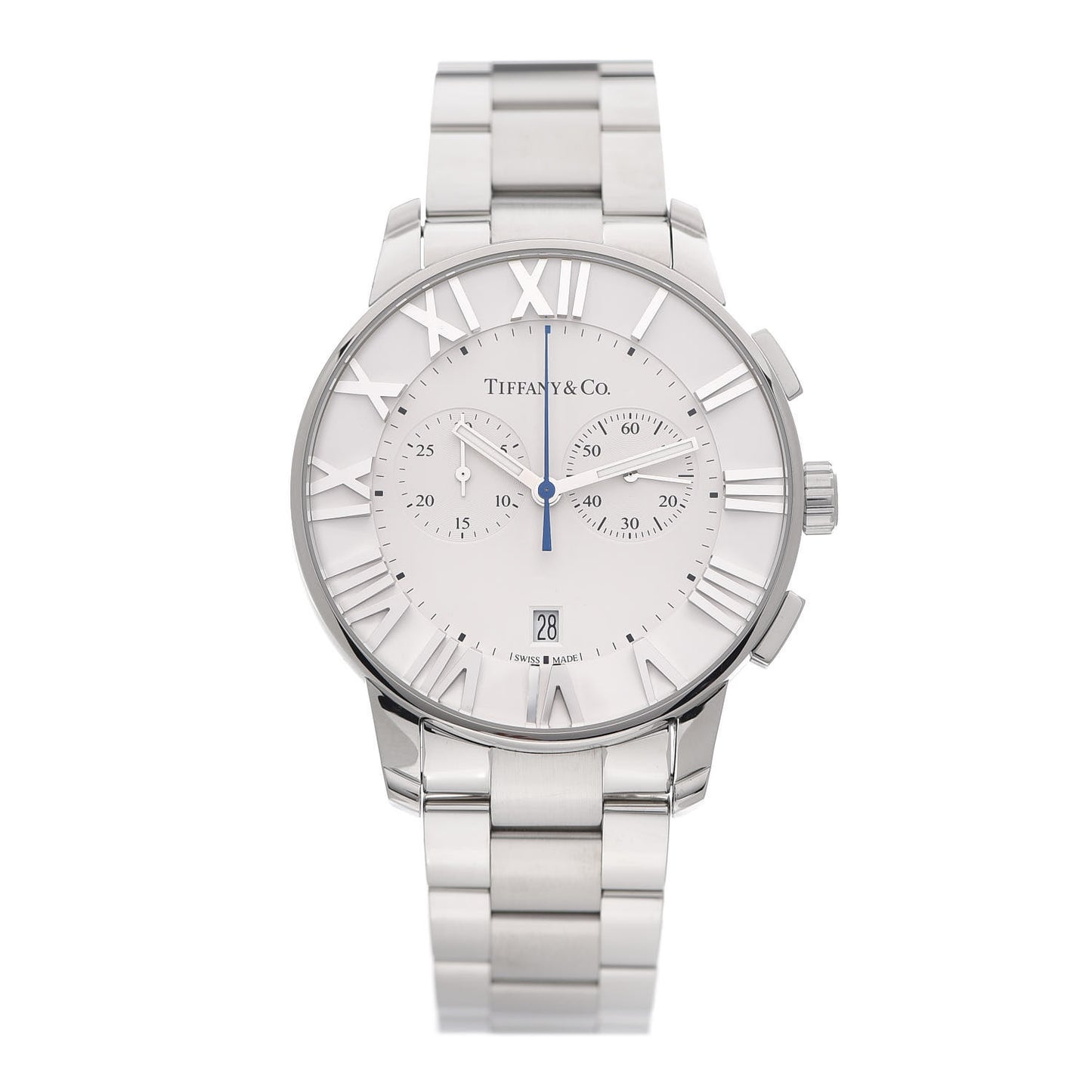 Stainless Steel 42mm Atlas Chronograph Quartz Watch