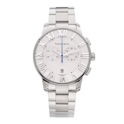 Tiffany Stainless Steel 42mm Atlas Chronograph Quartz Watch 1 of 6