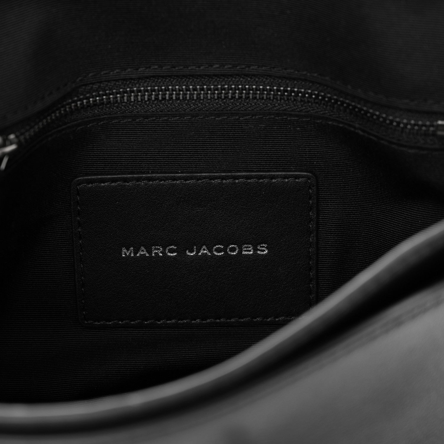 Marc Jacobs Calfskin The J Marc Shoulder Bag Black 1802834