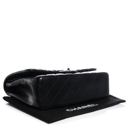 Chanel Lambskin Quilted Maxi Double Flap Black 4 of 8