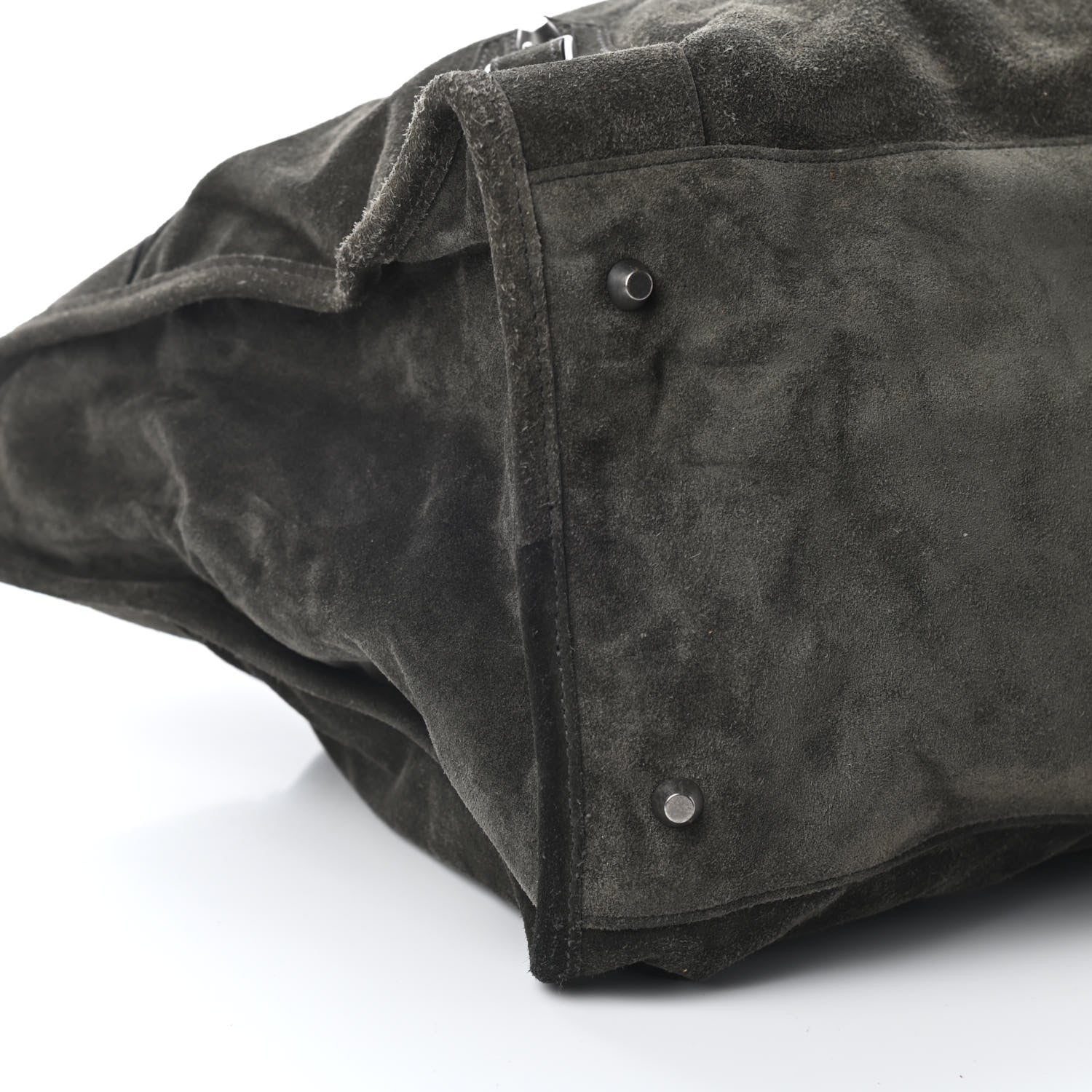Balenciaga Baby Daim Suede Classic Hardware Work Olive 7 of 8