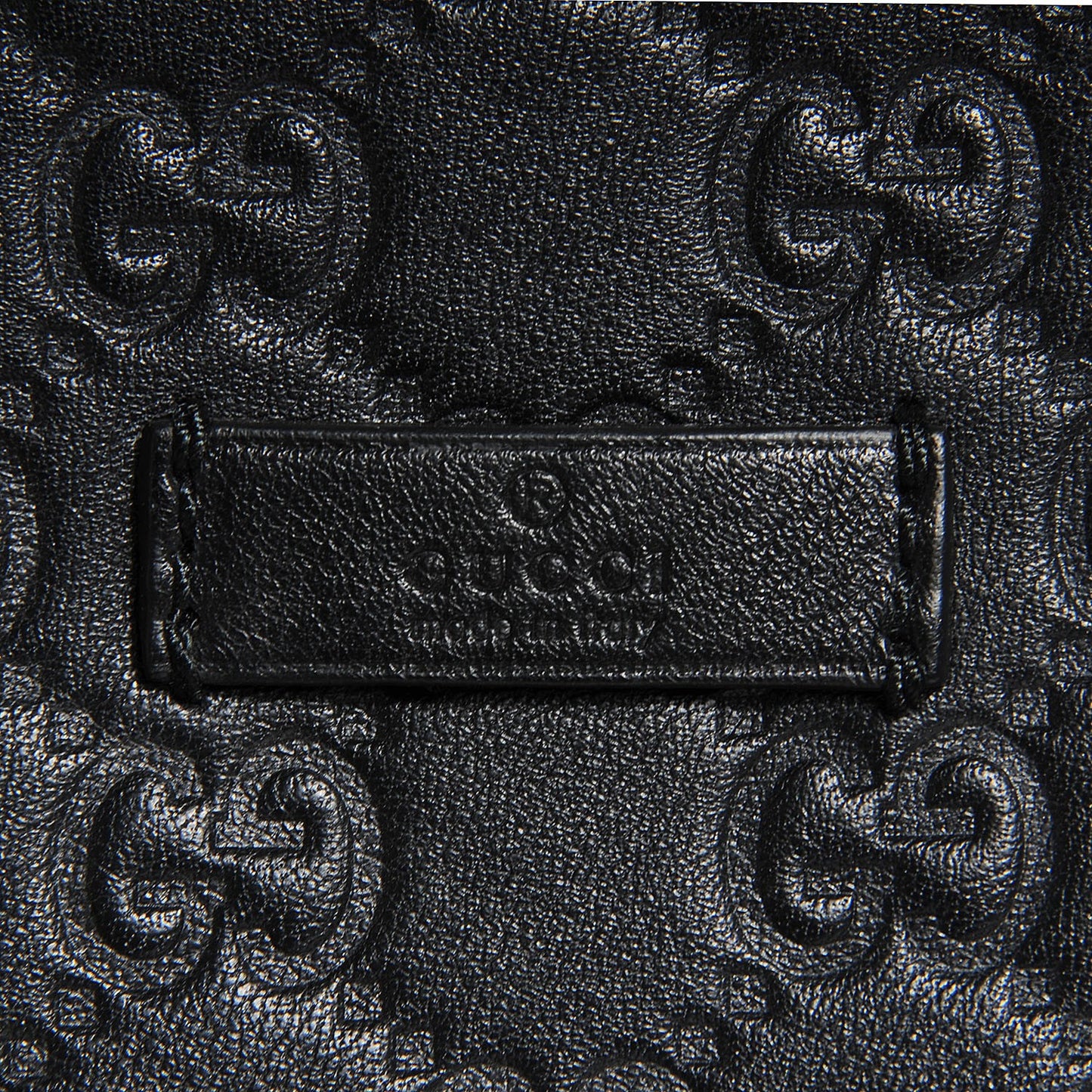 Guccissima Medium Classic Backpack Black