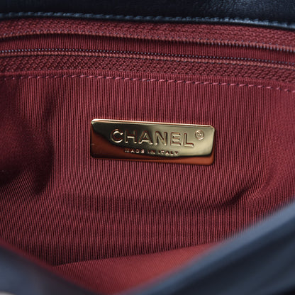 Chanel Goatskin Quilted Maxi 19 Flap Black 6 of 11