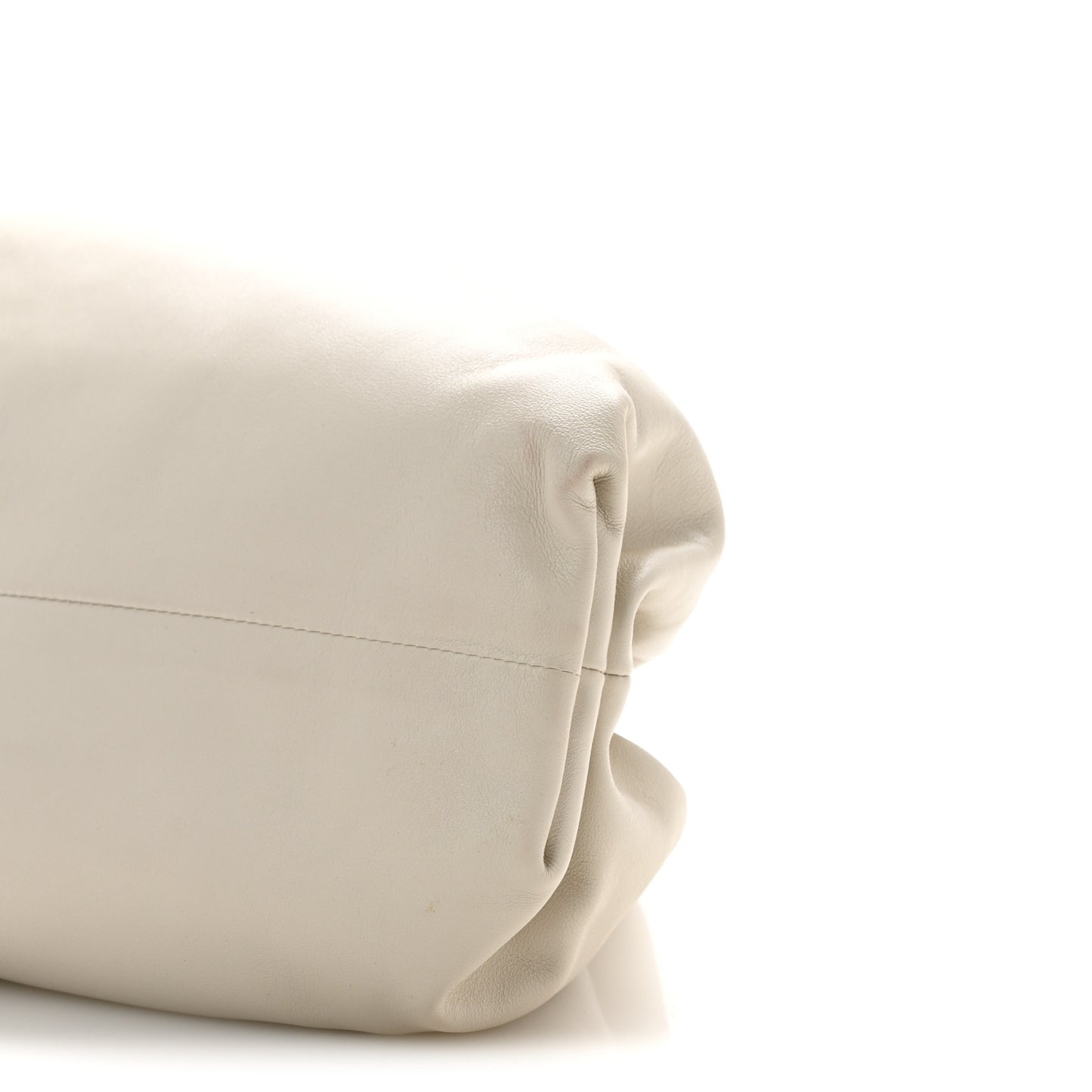 Smooth Butter Calf The Pouch Oversized Clutch Mist
