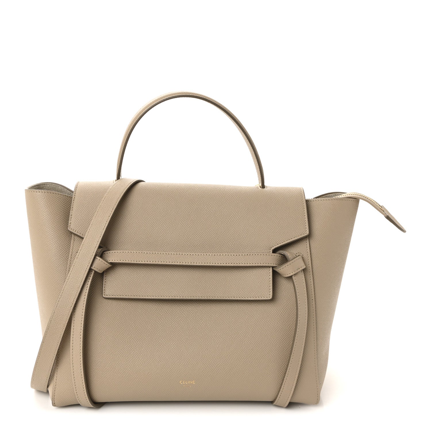 Celine Grained Calfskin Mini Belt Bag Light Taupe 1 of 10