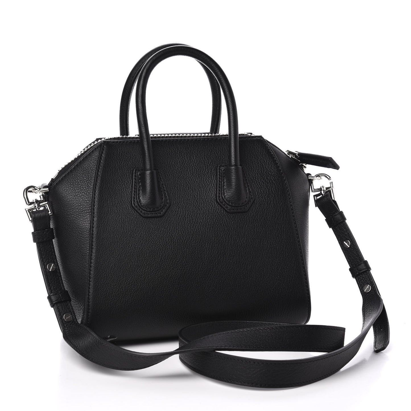 Sugar Goatskin Mini Antigona Black