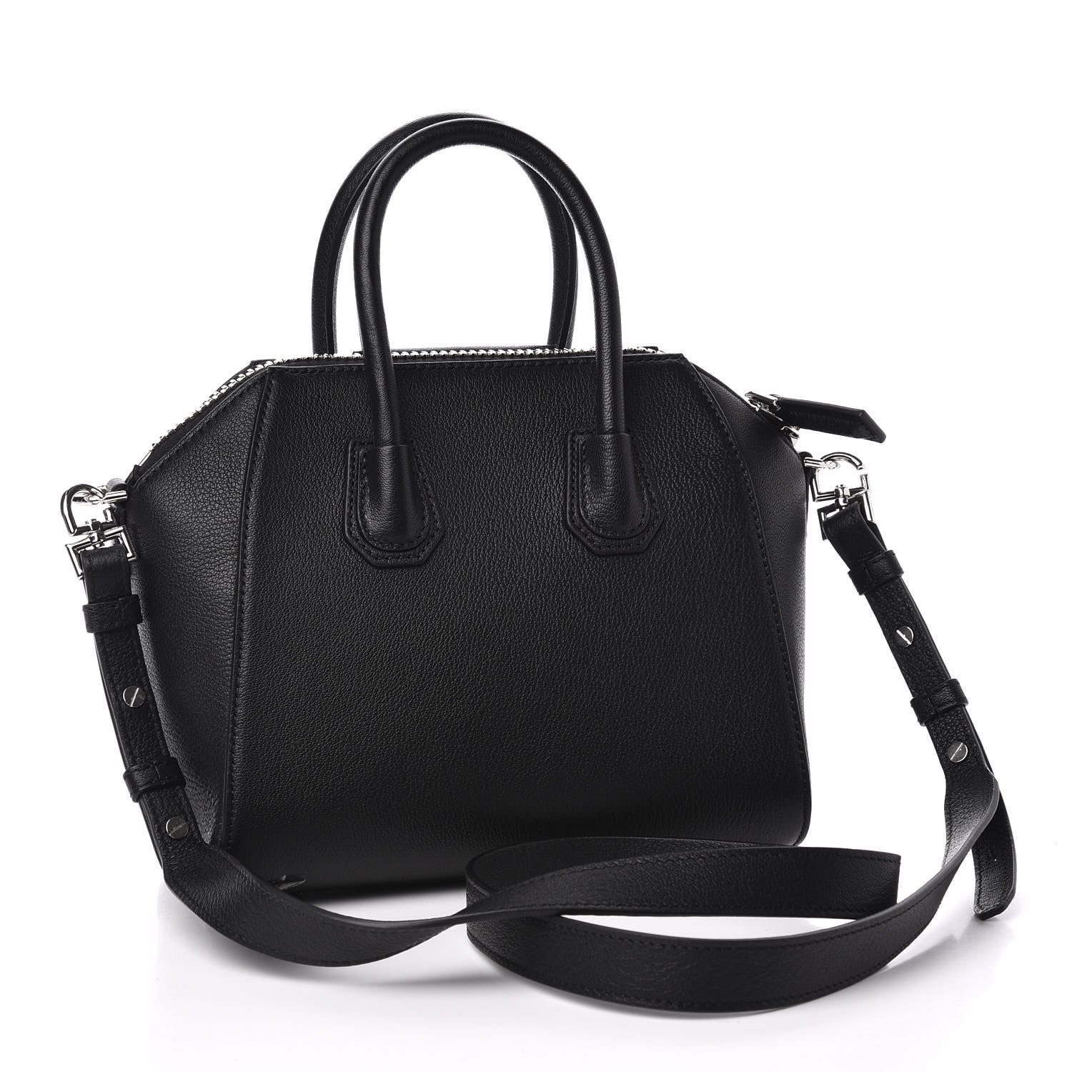 Givenchy Sugar Goatskin Mini Antigona Black 2 of 9
