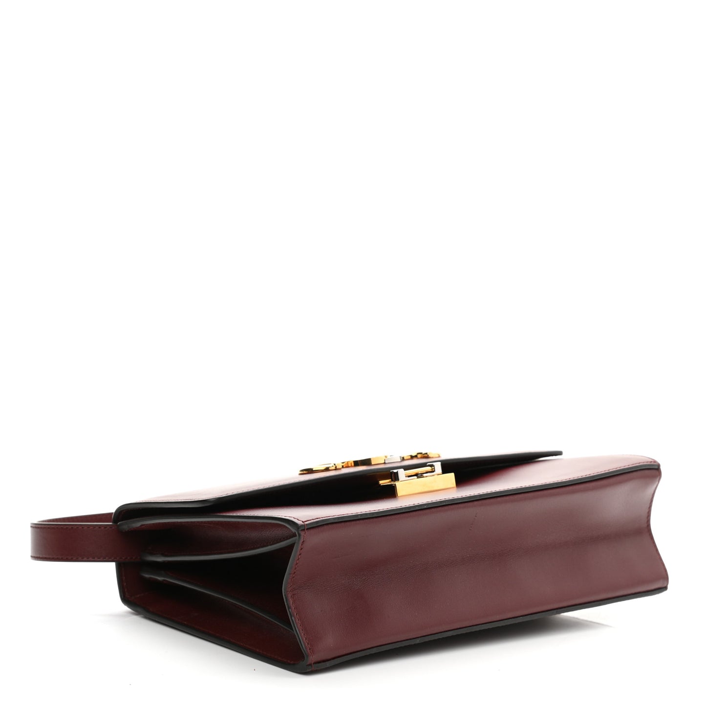 Smooth Calfskin Small Zumi Shoulder Bag Vintage Bordeaux
