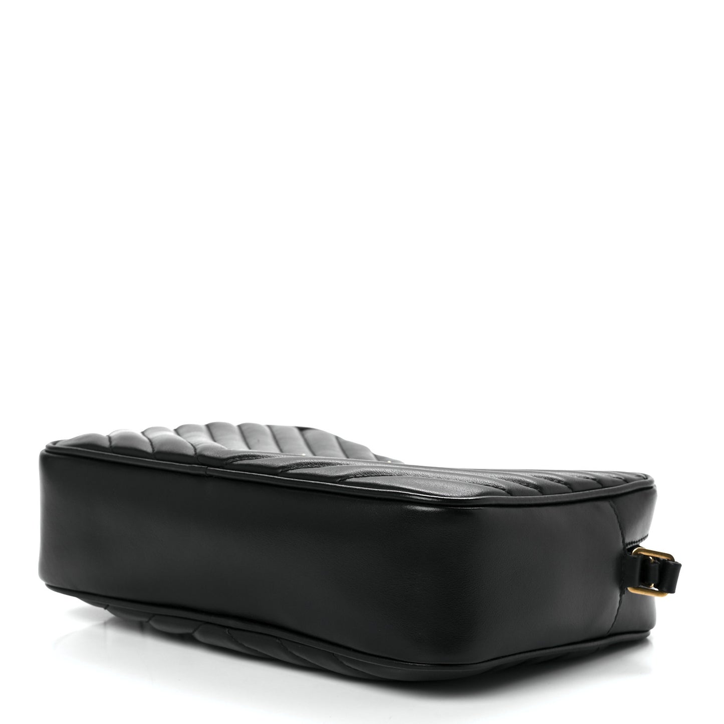 Calfskin Matelasse Monogram Lou Camera Bag Black