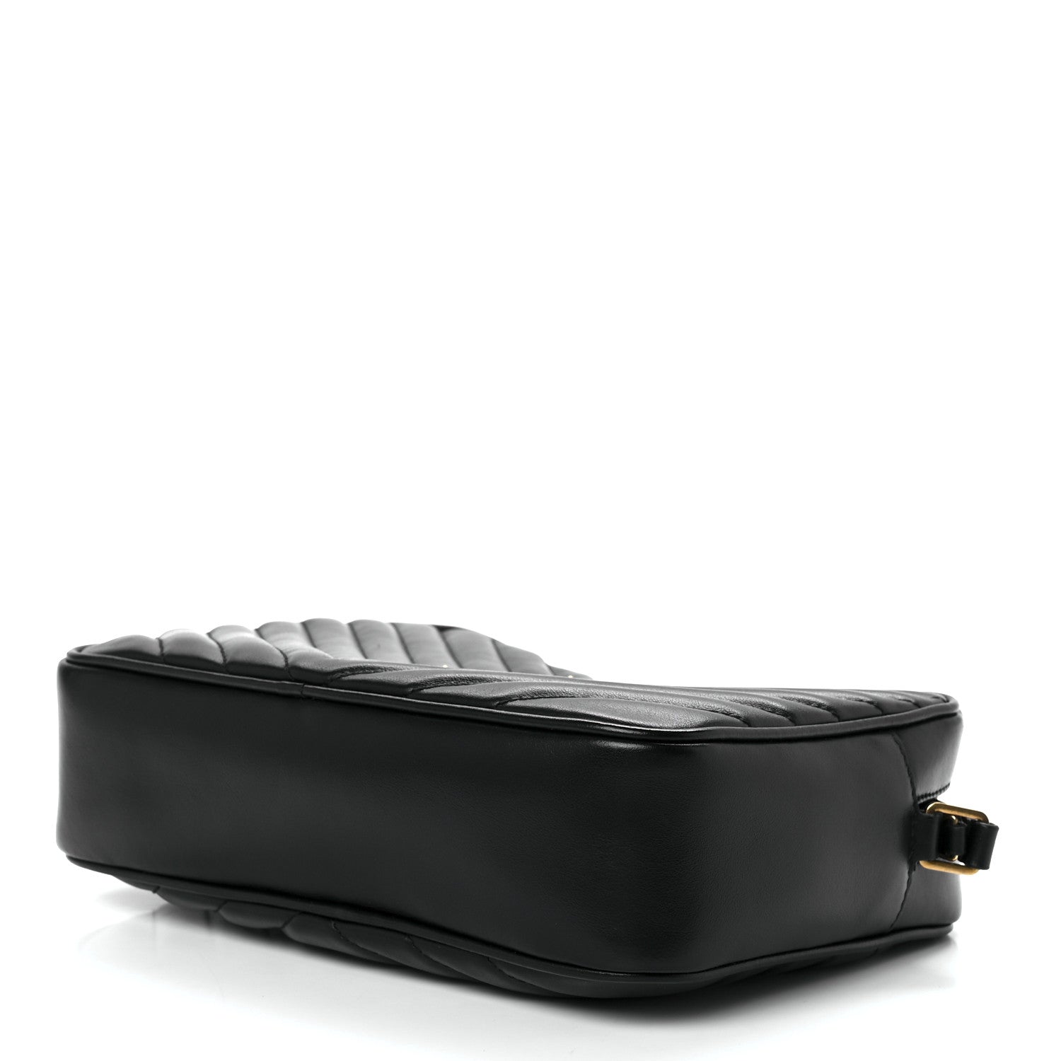 Saint Laurent Calfskin Matelasse Monogram Lou Camera Bag Black 11 of 13