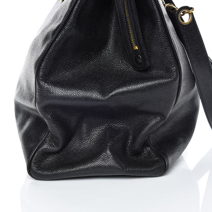 Chanel Caviar XL Weekender Bag Black 15 of 17