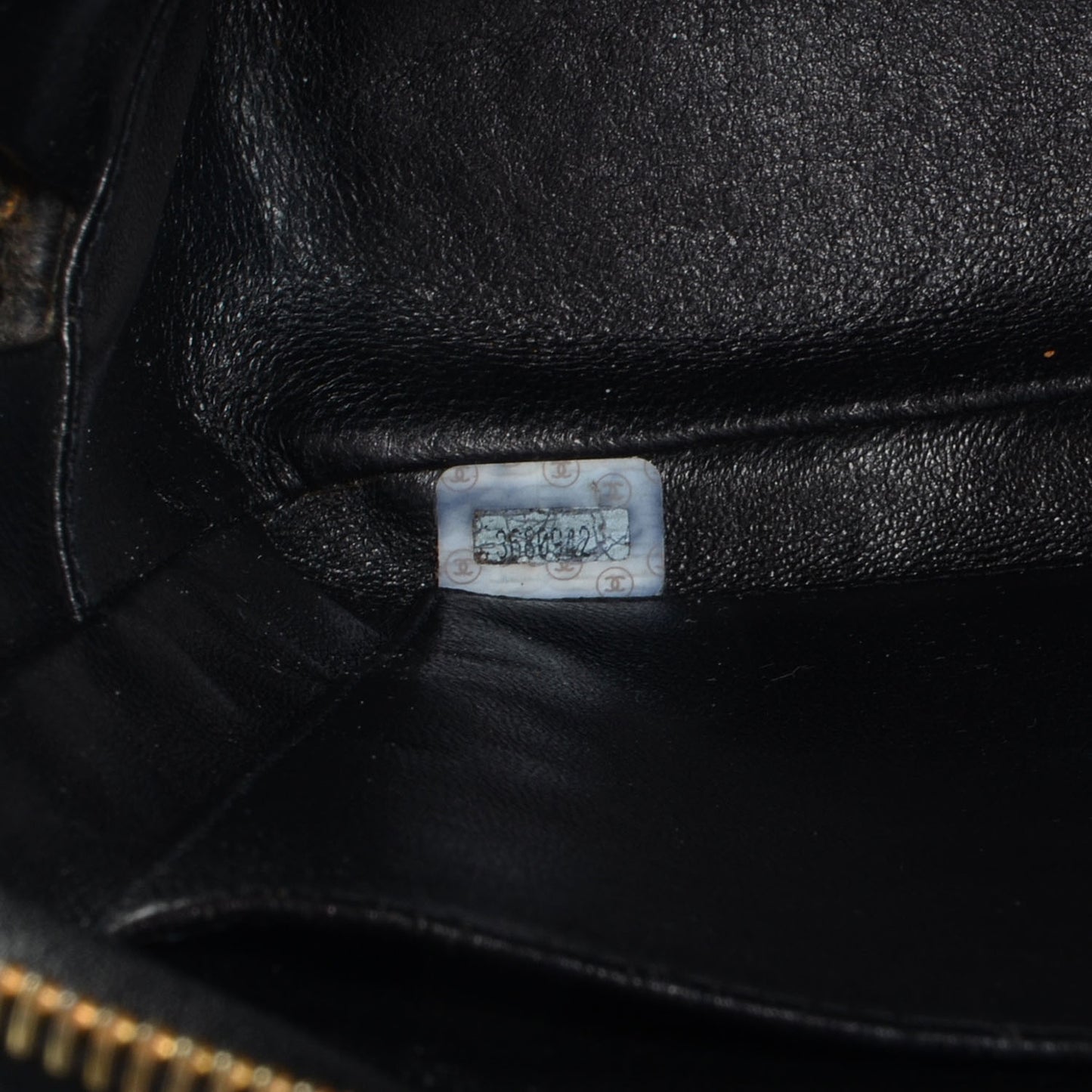 Lambskin Large Camera Case Black