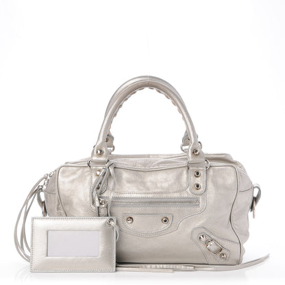 Balenciaga Agneau Classic Hardware Box Bag Silver Hardware 1 of 12