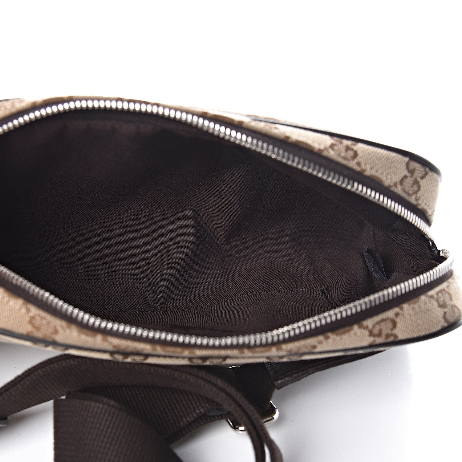 Gucci Monogram Belt Bag Dark Brown 5 of 10