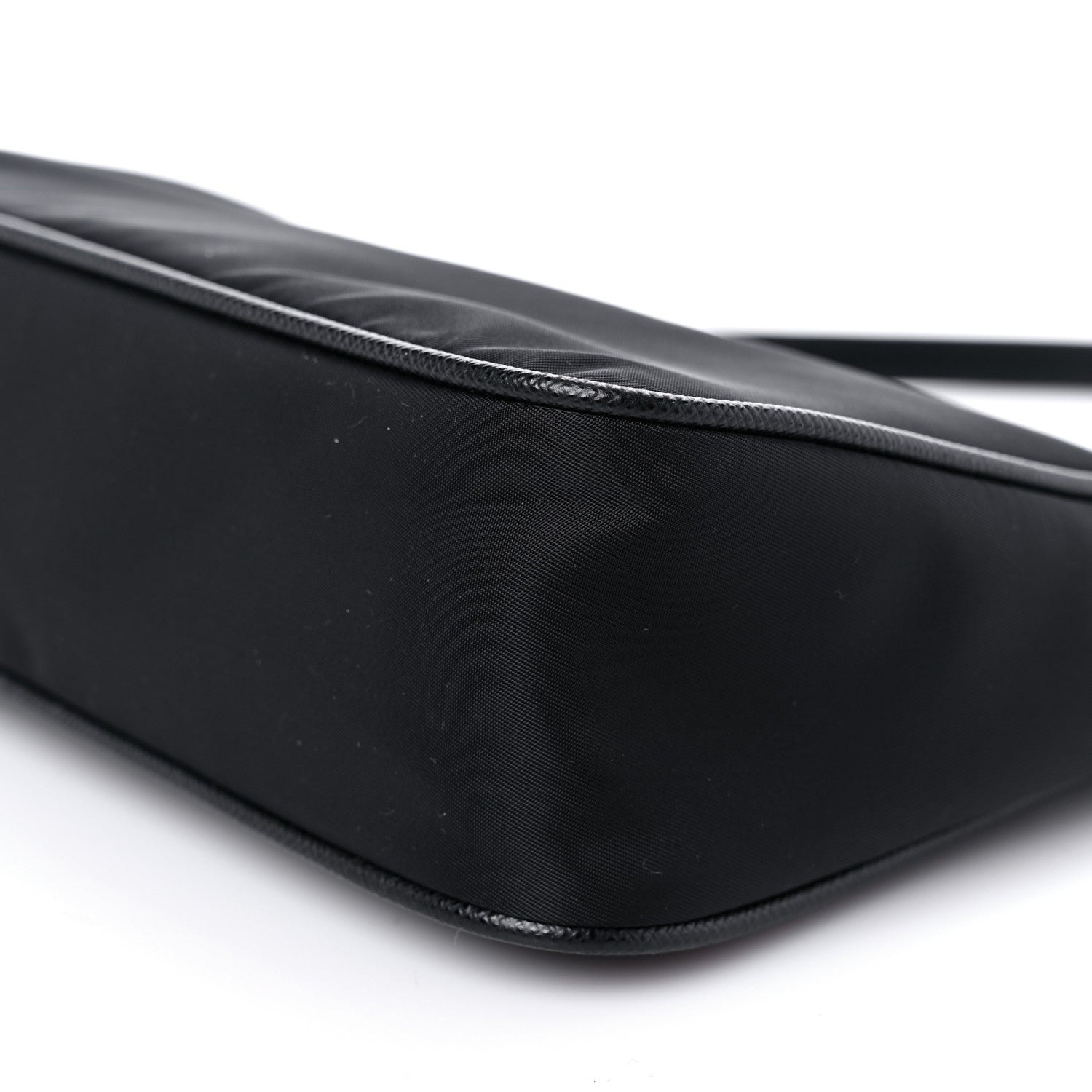 Prada Tessuto Nylon Saffiano Mini Re-Edition 2005 Bag Black 8 of 8