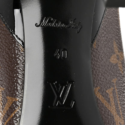 Louis Vuitton Monogram Cherie Pumps 40 Black 8 of 11
