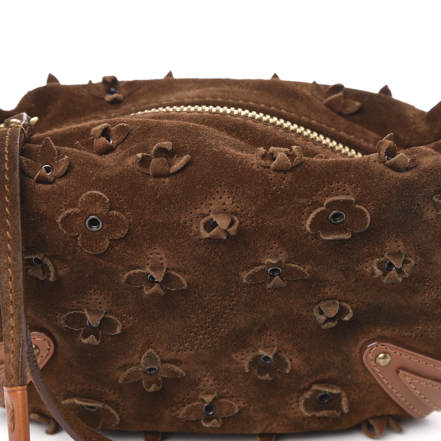 Louis Vuitton Suede Mahina Fleurs Onatah PM Cacao 9 of 9