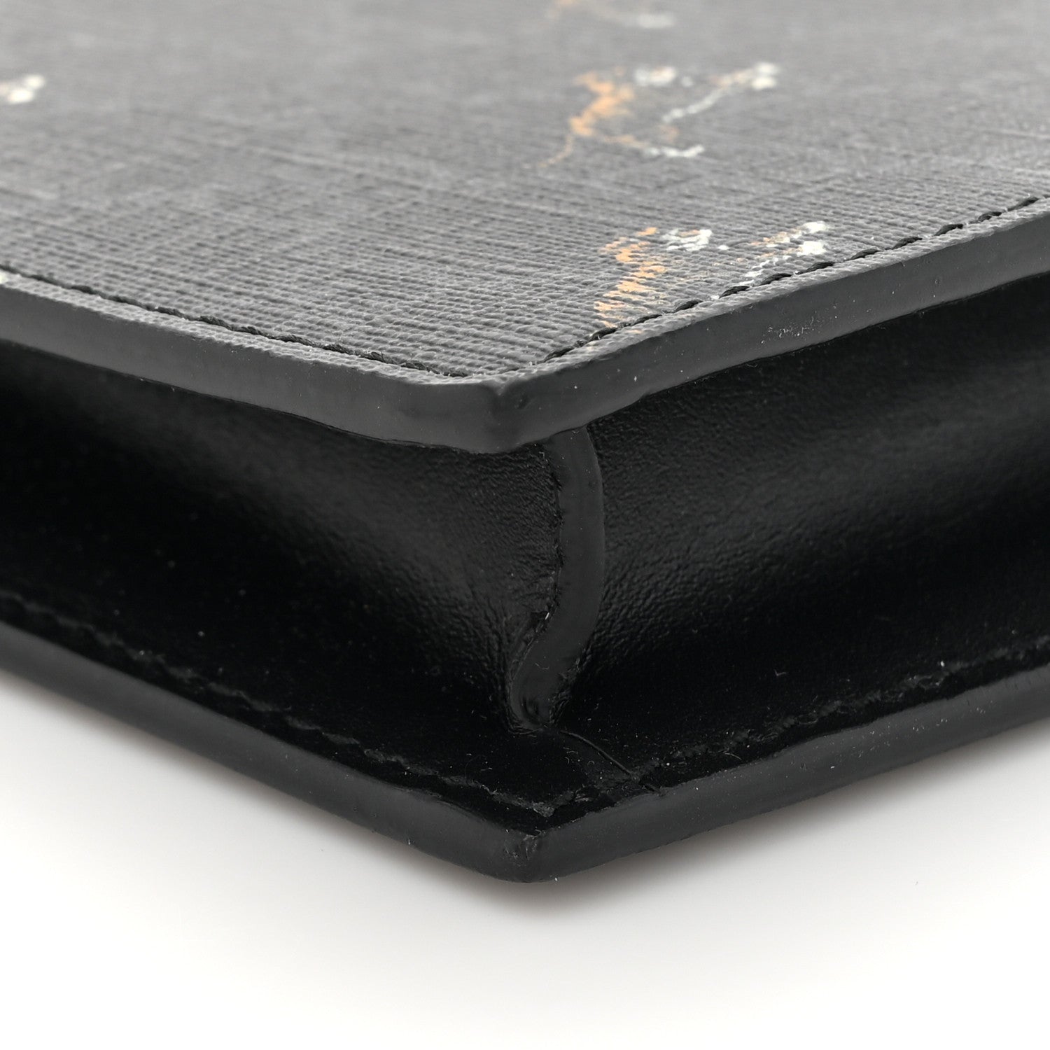 Gucci GG Supreme Monogram Tigers Zip Wristlet Pouch Black 9 of 12