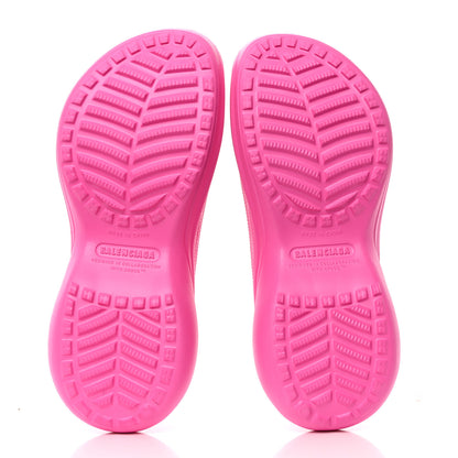Balenciaga X CROCS Rubber Womens Pool Slides 38 Pink 5 of 10
