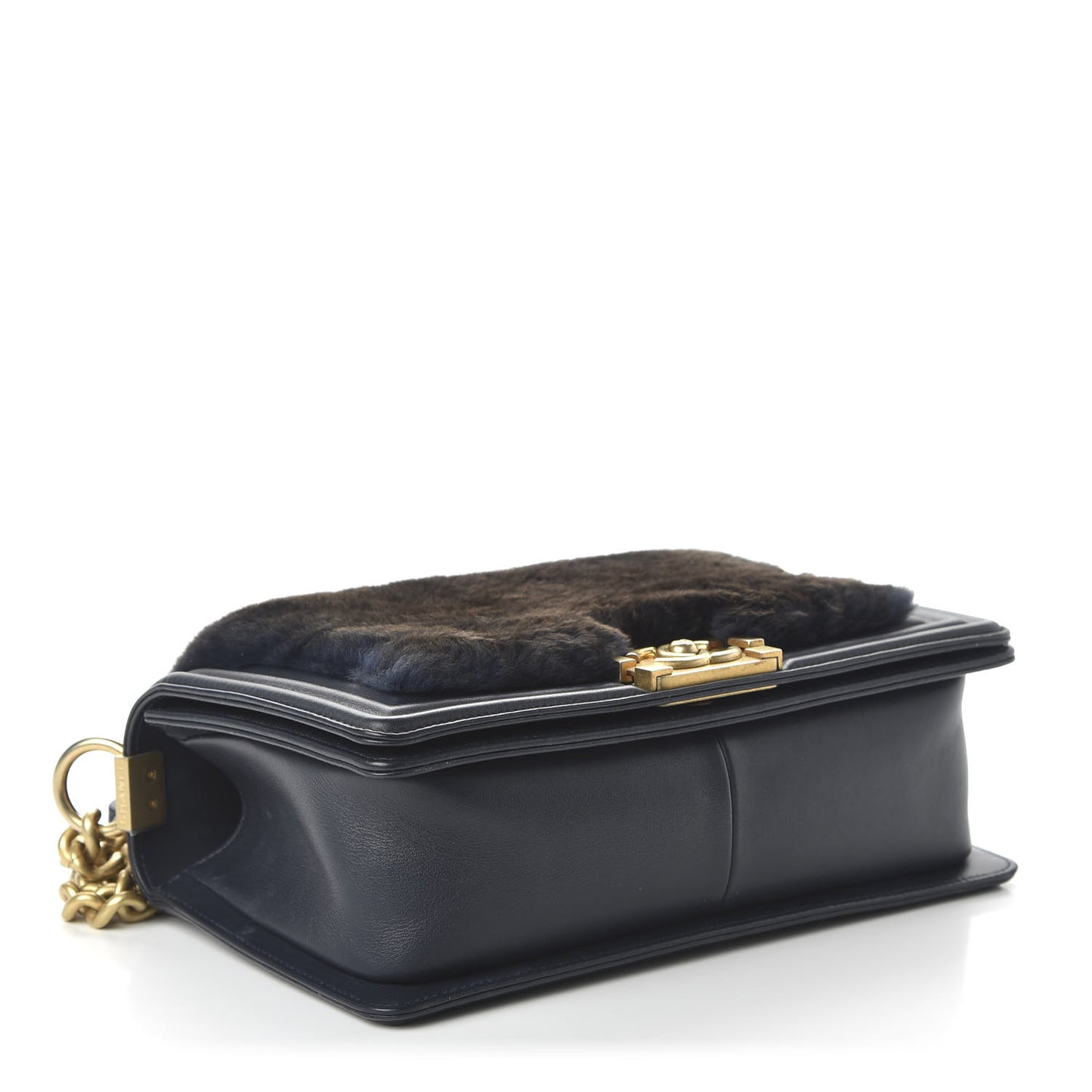 Orylag Medium Boy Top Handle Flap Navy