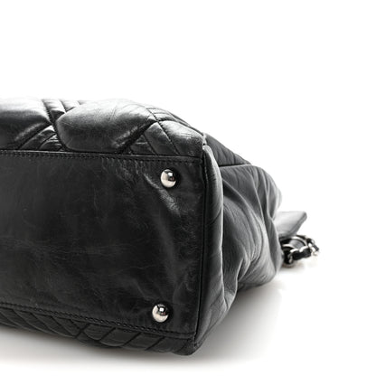 Chanel Lambskin In and Out XL Maxi Flap Black 10 of 10