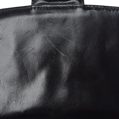 Chanel Glazed Calfskin Quilted Medium Bubble CC Flap Black 8 of 12
